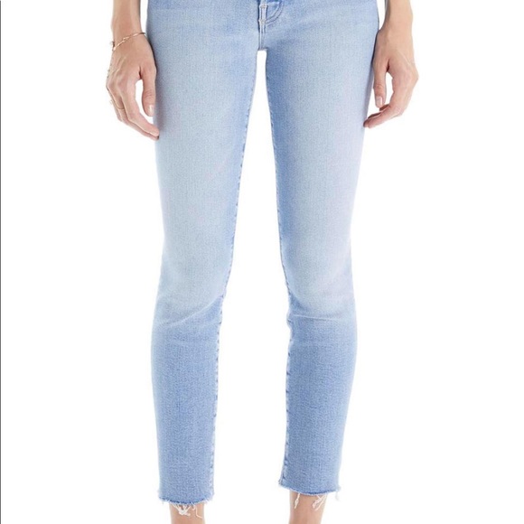 Mother Denim high rise the stunner ankle fray jeans size 26 NWT!! - Picture 2 of 6